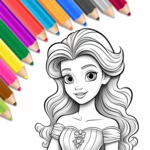 Logo of Princess Coloring Book android Application 