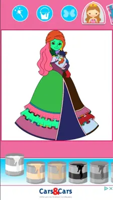 Princess Coloring Book android App screenshot 5